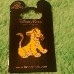 Disney Parks Yellow Lion Pin